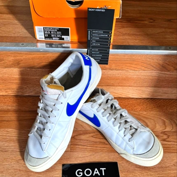 Nike Blazer Low '77 Vintage Sneaker, DA6364-013, men’s Us 10.5 - Picture 8 of 8